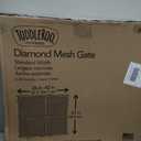 Toddleroo by North States - Diamond Mesh Wooden Baby Gate: Pressure Mounted Baby Gate for Doorways - Adjustable 26.5 to 42 Inches Wide - 23 Inches Tall