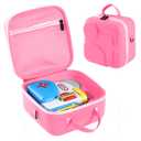 Carrying Case Compatible with Little Tikes Story Dream Machine, Portable Storage Case for Books, Character and Other Accessories - Suitable for Travel and Home Storage (Pink)