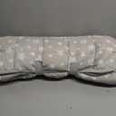 Moonsea Toddler Nap Mat with Pillow and Fleece Minky Blanket Grey, Lightweight and Soft Perfect for Kids Preschool, Daycare, Travel Sleeping Bag for Girls, 21" x 50" Fit on a Standard Cot