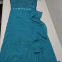 BeryLove Formal Dresses for Women 2025 Wedding Guest with Slit Cocktail Elegant Lace Long Prom Dress,Size M