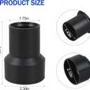 2pc 27mm Vacuum Hose Accessories for Festool Hose,for Dewalt Milwau-kee & Ridgid 2-1/4" Table Saw Dust Port Adapter