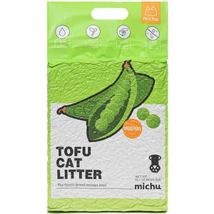 Michu Tofu Cat Litter Natural Clumping Tofu Cat Litter, Fast Clumping and Easily Scoop-able 5.5lb/88oz 5 Scents - Original, 2 Pack