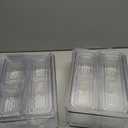 14 Pack Fridge Organizer, Stackable Refrigerator Organizer Bins with Lids, BPA-Free Fridge Organizers and Storage Containers for Fruit, Vegetable, Food, Drinks, Cereals, Clear