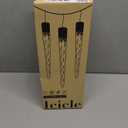 Brightown Smart Icicle Lights for Outside - 31.2ft with 20 Tubes 100 LED Color Changing Icicle Christmas Lights Decoration - APP Controlled RGB Customize Display DIY Dynamic Lighting Effect