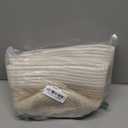 3 Pcs Cotton Rope Plant Basket with Plastic Liner Rustic Plant Basket Planters Modern Woven Decorative Pots for Home Flower Indoor Storage Decor, 7.5 x 6.5 Inches(White, Beige)