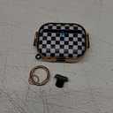 Maxjoy for AirPods Pro 3rd Generation Case with Lock, Cute AirPods Pro 3 Case Locking Protective Hard AirPod Pro 3 Cover for Women Men with Keychain for Airpod Pro 3rd Gen Cover 2025 (White + Black)