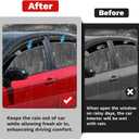 Camry Rain Guards - Window Visors for Toyota Camry 2018-2024, Outside-Mount Tape-On Side Window Wind Deflectors for Camry Accessories, Vent Visors Shades Rainproof 4PCS