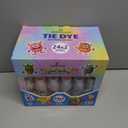 12 Colors Tie Dye Kit, Tie Dye Set for Kids, Pre-Filled Tye Dye Bottles, Non Toxic Permanent Fabric Dye Art Set, Easy DIY Fabric Art - Create Fun