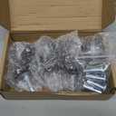 2" Rubber Caster Wheels, casters Set of 4 Black casters 5/16" x 1 1/2" (7.9 x 38mm) Wheels Pole with Sleeve for Shop Vac Wet Dry Vacuums Caster, FurnitureSet of 4 Heavy Duty