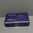 KingPavonini Cordless Knee Massager for Pain Relief, Newly 4 Motors Vibration, 5 Heat Levels, 6 Massage Modes, Knee Heating Pad for Knee Pain, Heated Knee Massager Brace, for Mom Dad (Blue 2.0)