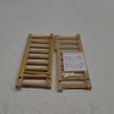 HBlife 2pcs Bamboo Dish Plate Bowl Cup Book Pot Lid Cutting Board Drying Rack Stand Drainer Storage Holder Organizer Kitchen CabinetKeep Dry