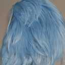 HH Building Cosplay Wig Short Spiky Anime Show Party Costume Hair Wig (Sky Blue) 12 Inch