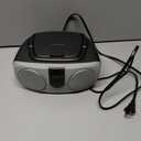 PROSCAN ELITE Portable AM/FM Radio With CD Player (BLACK) - Retro Boombox Speaker, CD Player, AM/FM Radio, AUX Audio Device Player For Home & Travel