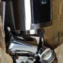 topzee Espresso Machine 20 Bar, Compact Coffee Maker with Milk Frother & Cold Brew Function, 52oz Removable Water Tank, Stainless Steel Cappuccino, Latte Maker, Silver