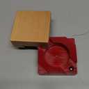 DC-BEAUTIFUL Impossible Dovetail Box Mini 3D Brain Teaser Wooden Magic Drawers Gift Jewelery Box Puzzle Toy for Adults (Small Red)