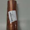 LEEQE Wide Brown Satin Ribbon 8 Inch x 25Yards Large Ribbon for Cutting Ceremony Grand Opening Chair Sash Table Large Bows Wedding Party Decoration