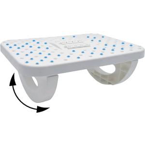 Adjustable Foot Rest Under Desk - Ergonomic Height-Adjustable Foot Support for Office Chairs, Sciatica Relief & Home Use (Non-Slip Base, Portable Design)