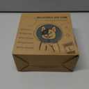 Elevated Inflatable Dog Cone Collar to Stop Licking, Dog Donut Collar After Surgery, Soft Pet Cone Alternative for Small Medium Large Dogs (Neck 12"-16"), Navy Blue, Large