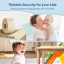 2 x Edge Protector,Baby Proofing Baby Edge Protector Strip Safety,Soft Rubber Foam Padding,Edge Corner Guards Protector Corner Edge Bumpers for Furniture (Brown Purple, 6.56Ft x 3.15" W x 0.31" Th)