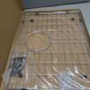 19.1 in. x 14.1 in. Rear Drain Kitchen Sink Bottom Grid with Supersoft Silicone Feet in 304 Grade Stainless Steel