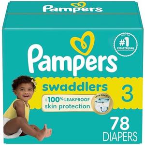 Pampers Baby Diapers - Swaddlers - Size 3, 78 Count, Ultra Absorbent Disposable Infant Diaper