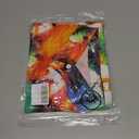 Cropped Hawaiian Shirts for Women Hawaii Tropical Button Down Tops Floral Tropic Print Summer Beach Outfits (XL)