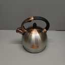 3Quart Whistling Tea Kettle Classic Teapot Stainless Steel Teakettle with Cool Grip for Stovetop (Silver)