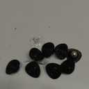 Black Stainless Steel Self Adhesive Caster Wheels  8 Pack Large Profile Swivel Ball Casters, 60 LBS Load Capacity Per Wheel, Universal Pulley for Furniture, Storage Bins, PC Cases, Large Appliances