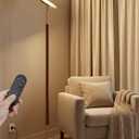 JOOFO Wood Torchiere Floor Lamp, Super Bright Stepless Dimmable LED Uplight Standing Lamp with Remote Adjustable Color Temperature 3000K6500K with Timer for Living Room Bedroom Office Reading
