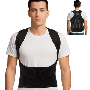 Fitgonomic Posture Corrector For Back Support, Adjustable Full Back Brace For Men & Women, Shoulder, Upper And Lower Back Pain Relief, Lumbar Support

(Black, Large, Waist 36"-42")