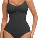 FeelinGirl Shapewear Tummy Control Seamless Bodysuit Hip Enhancer Body Shaper for Women Size 5XL