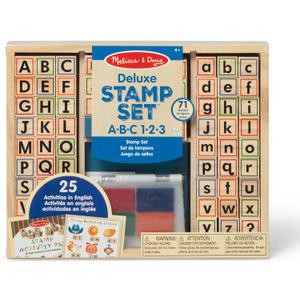 Melissa & Doug Wooden ABC Activity Stamp Set, 1 EA