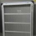 HBW 24"x18" Stamped Face Steel Filter Return Grille Vent Cover White Poweder Coating with Frame Outside Dimension 26.6"x20.6"
