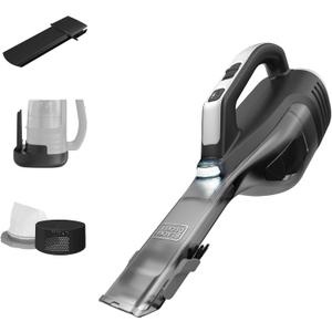BLACK+DECKER Dustbuster Reveal Handheld Vacuum Cordless, Car Vacuum Portable Cordless, LED Light, Long Run Time, Rechargeable Lightweight Dust Buster, Includes Crevice Tool, Charging Base (HLVD320B42)