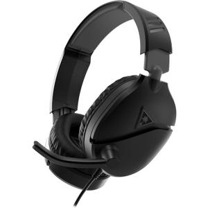 Turtle Beach Recon 70 Multiplatform Gaming Headset for PC, PS5, PS4, Xbox Series X|S, Xbox One, & Mobile w/ 3.5mm Wired Connection - Flip-to-Mute Mic, 40mm Speakers, Lightweight Design, Black