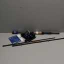 One Bass Fishing Rod and Reel Combo, IM7 Graphite 2 Pc Blank Baitcasting Combo, Spinning Rod with Super Polymer Handle (6'0"-M-Fast)