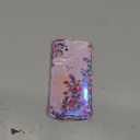 EYZUTAK Case for iPhone 11, Colorful Retro Oil Painting Printed Flower Laser Beam Glossy Pattern Cute Curly Waves Border Exquisite Phone Cover Stylish Durable TPU Protective Case for Girls Women-Beige