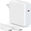 10ft Charger for MacBook Pro/Air 16, 15, 14, 13 inch 2025, 2024, 2023, 2022, 2021, 2020, M1 M2 M3 M4, 96W USB C Power Adapter, LED, 100W USB-C Cable Charging as Fast as Original Quality