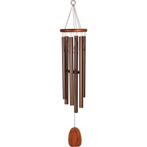 Woodstock Chimes Amazing Grace Wind Chime for Outside 40" Medium Bronze,Outdoor Decor for Patio, Porch, Garden, Memorial Gift for Loved Ones AGLBR