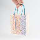 Cheerland Floral Party Favor Bags Gift Bag Colorful Daisy Flower Paper Goodie Pastel Candy for Wildflower Tea Party Baby Shower Girls Birthday Fairy Garden Suppliens Vivid Favors Pack of 8