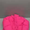 Amazon Essentials Girls and Toddlers' Cropped Full-Zip Puffer Jacket (Quilted Matte or Sherpa Fleece) (X-Large, Neon Pink)