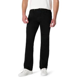 Men's Low Stretch Straight-Fit Jeans (32W x 32L, Black-Midweight)