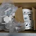 VIVO Universal Adjustable Ceiling Projector, Projection Mount Extending Arms Mounting Bracket, White, MOUNT-VP01W (6" max extension)