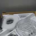 Ohniyou 60'' Ceiling Fan with Lights, Industrial Ceiling Fan with 5 Aluminum Blades, App/Remote Controlled, Dimmable, for Outdoor Patio, Living Room, Black