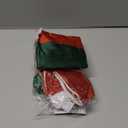 Soulchen 2 Pcs Small Christmas Tree Skirts 18 Inch Traditional Red and Green Velveteen Christmas Tree Skirt for Small Tabletop Trees Xmas Party Celebrations and Home Decoration