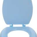 ARTIBETTER Elongated Foam Toilet Seat Soft Cushion Bathroom Toilet Part Thick Durable Soft Padded Seat Easy Clean 17.91X13.77X1.57 Inch