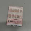 Glamnetic Press On Nails - Pure Intentions | Glossy, Semi-Transparent, Short Round Nails, Salon Quality | 12 Sizes - 30 Nail Kit with Glue