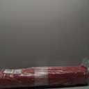 Ottomanson 2'7" x 12' Ultra-Thin Hallway Runner Rug - Durable Non-Slip Carpet for High-Traffic Areas - Fits Under Doors for Seamless Entry - Ideal for Kitchen, Entryway, Bedroom & Living Room, Red