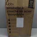 Ubbi Steel Diaper Pail, Odor Locking, No Special Bag Required, Award-Winning, Registry Must-Have, Sage Green