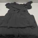 BTFBM Women Summer Bohemian Floral Casual Wrap V Neck Ruffle Cap Sleeveless Belt A-Line Pleated Hem Midi Sun Dress White (Medium, Swiss Dot Black)